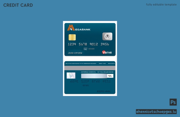 Beispielvorschau der Gambia MegaBank Verve-Karte
